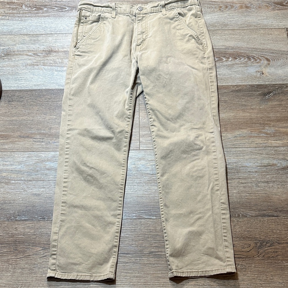 Signature by Levi Strauss Men's Khaki Chinos 34x32